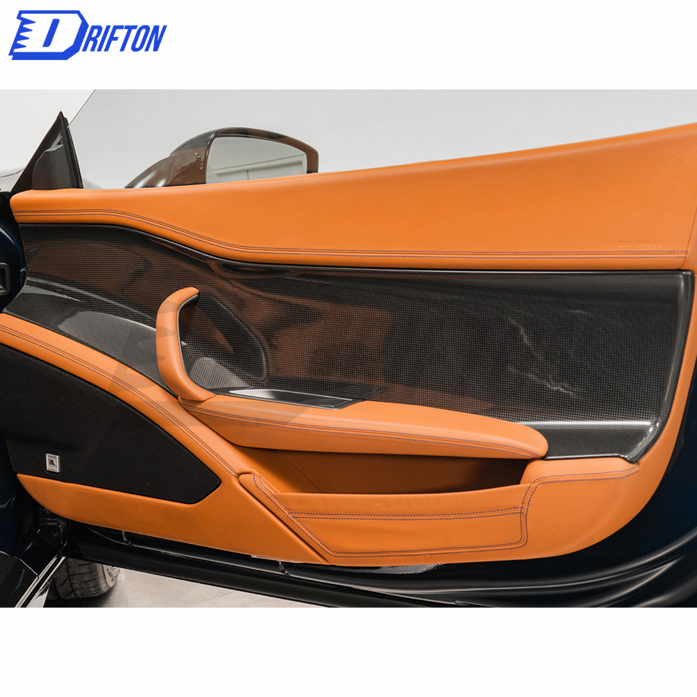 Carbon Fiber Inner Door Panel For Ferrari 458 Italy Spyder 2011-2013