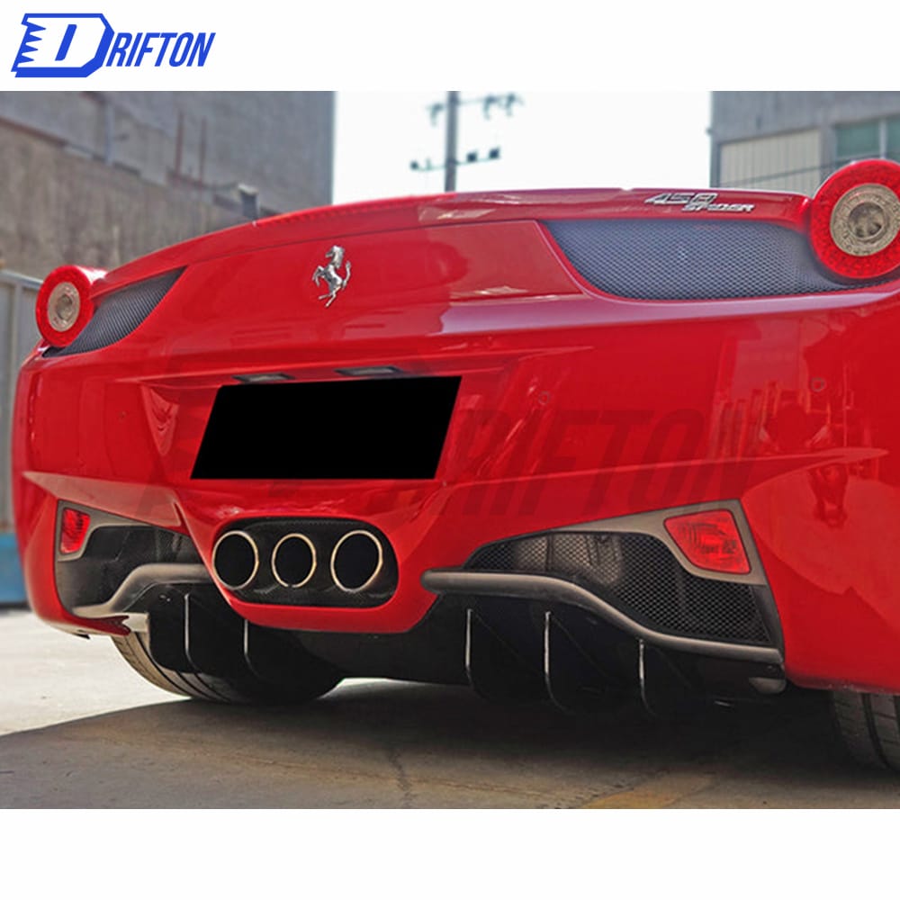 Carbon Fiber Rear Diffuser For Ferrari 458 Italy 2011-2016