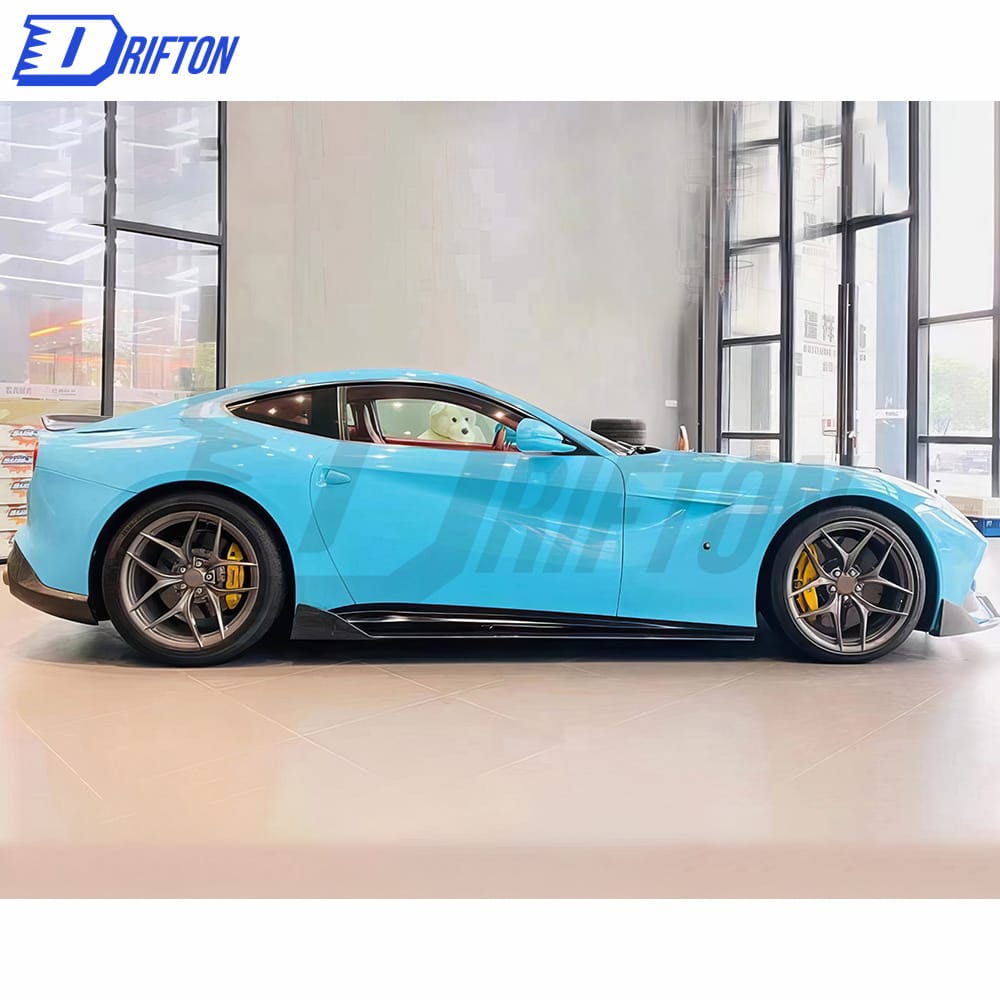 DMC Style Carbon Fiber Front Lip For Ferrari F12 2013-2017
