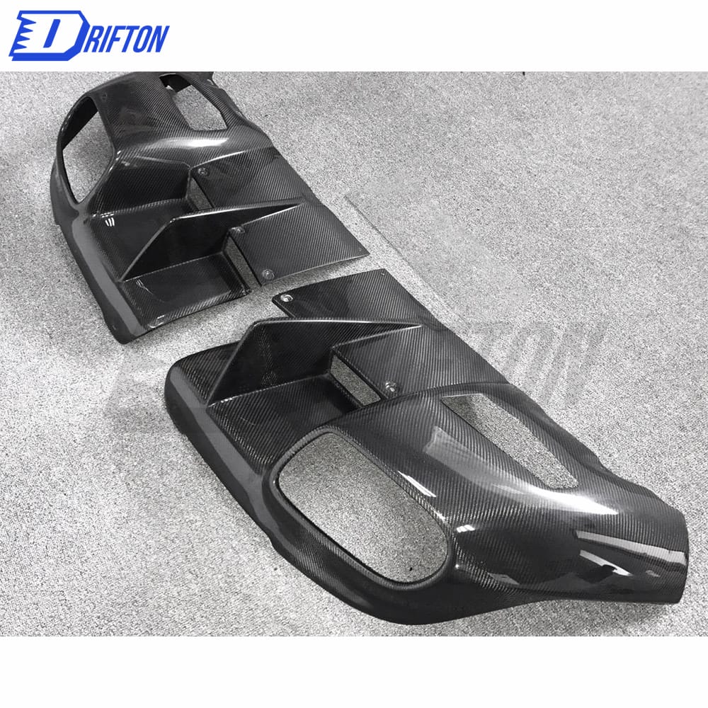DMC Style Carbon Fiber Rear Diffuser For Ferrari F12 2013-2017