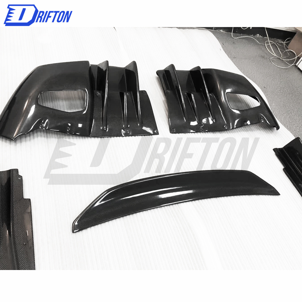 DMC Style Carbon Fiber Rear Spoiler Trunk Wing For Ferrari F12 2013-2017
