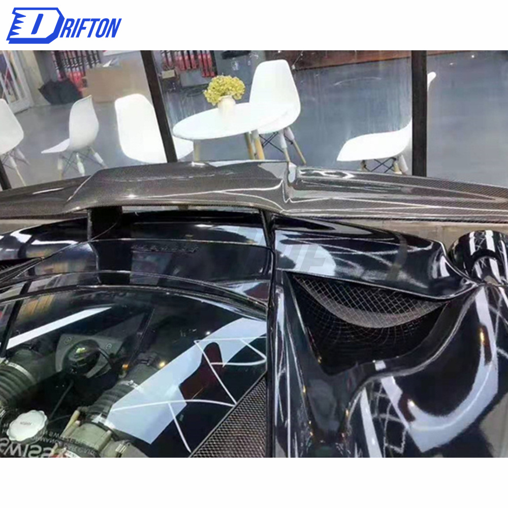 GT Style Carbon Fiber Rear Spoiler For Ferrari 458 Italy Speciale 2011-2016