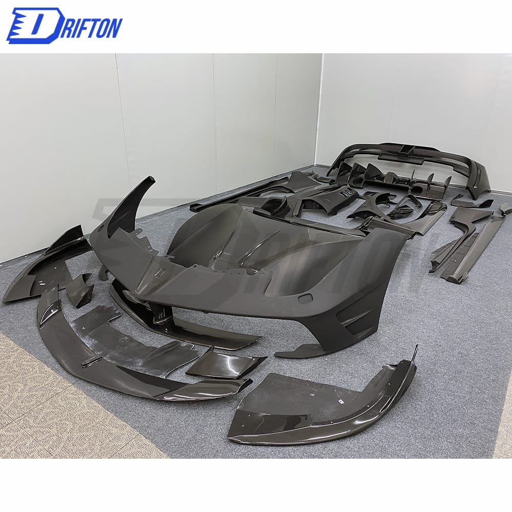 Mansory Style Half Carbon Fiber Body Kit For Ferrari 488 2015-2018