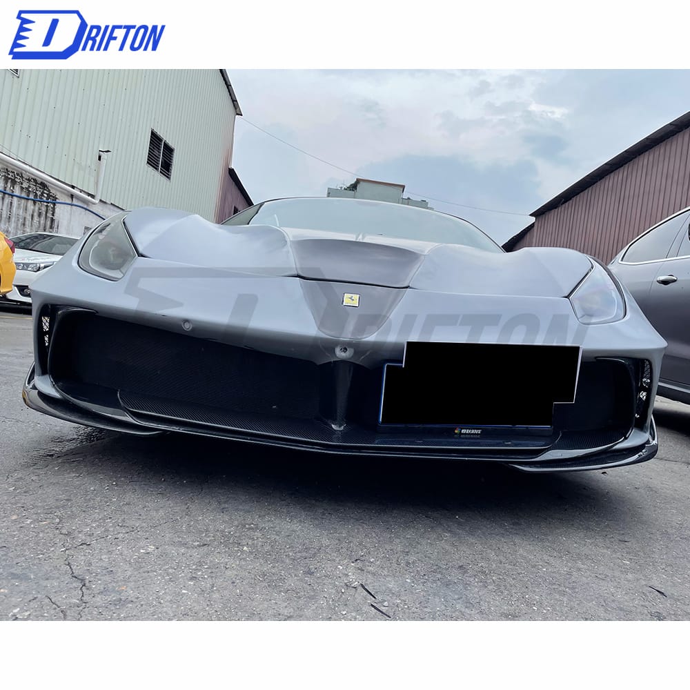 Mansory Style Half Carbon Fiber Hood For Ferrari 488 2015-2018