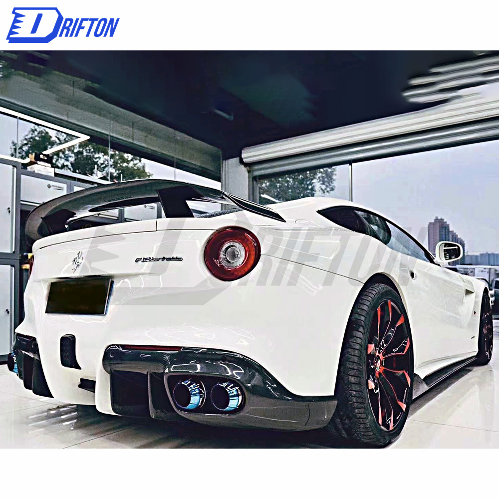 Novitec Style Carbon Fiber Rear Spoiler For Ferrari F12 2013-2017