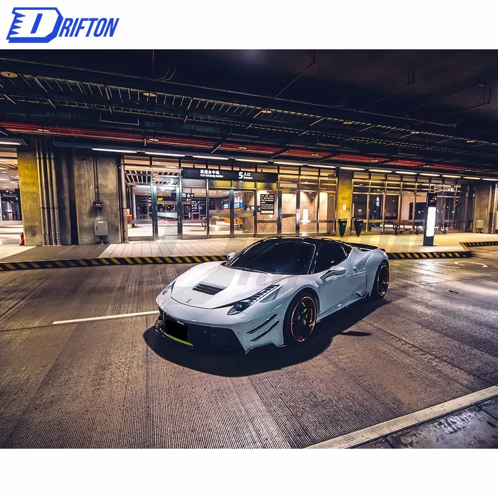 Prior Design Style Half Carbon Fiber Car Body Kit For Ferrari 458 2011-2016