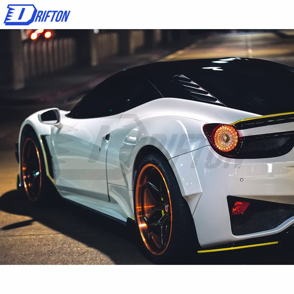 Prior Design Style Half Carbon Fiber Car Body Kit For Ferrari 458 2011-2016