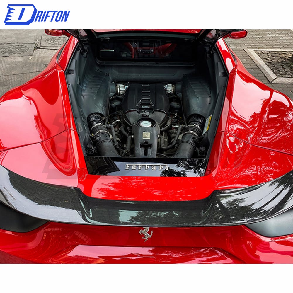 Vorsteiner Style Dry Carbon Fiber Rear Spoiler For Ferrari 488 GTB 2015-2018
