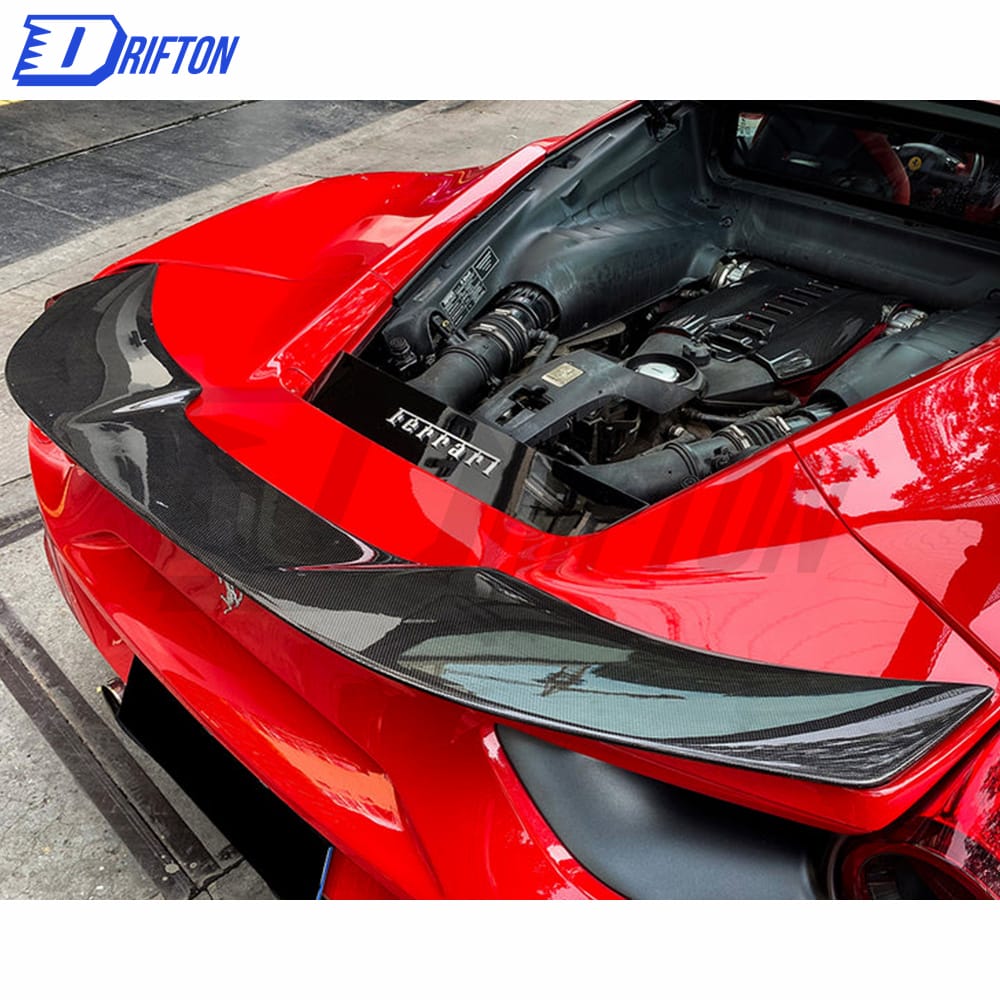 Vorsteiner Style Dry Carbon Fiber Rear Spoiler For Ferrari 488 GTB 2015-2018