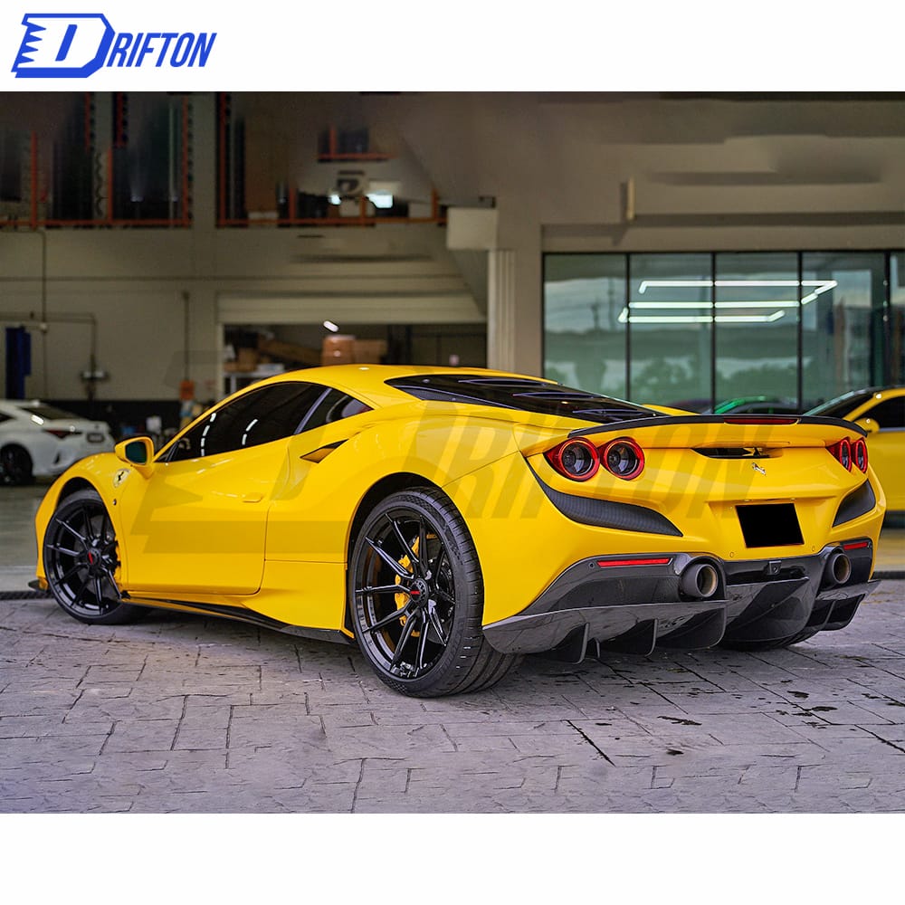 Novitec Style Dry Carbon Fiber Side Skirt For Ferrari F8 2020-2022