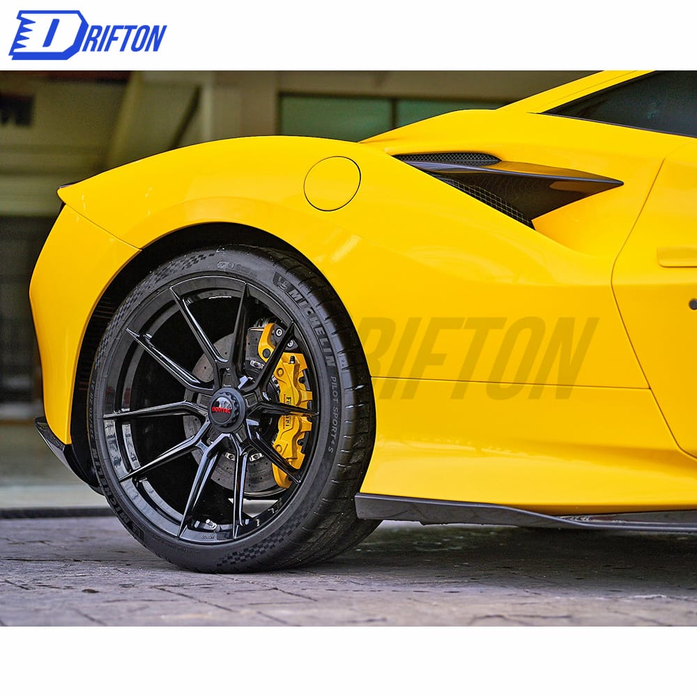 Novitec Style Dry Carbon Fiber Side Skirt For Ferrari F8 2020-2022