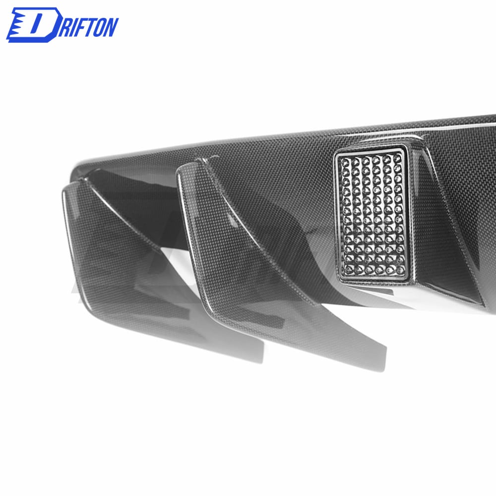 MS Type Dry Carbon Fiber Rear Bumper Extension & Diffuser For Ferrari 812 2017-2018