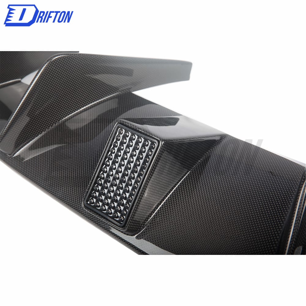 MS Type Dry Carbon Fiber Rear Bumper Extension & Diffuser For Ferrari 812 2017-2018