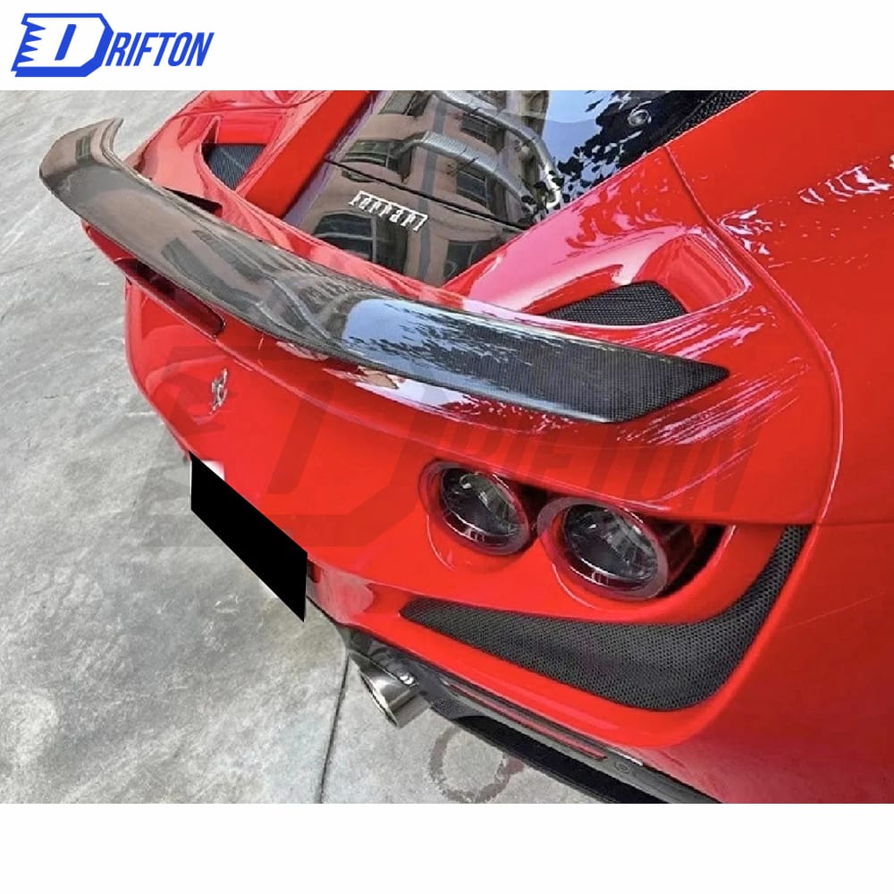 Novitec Style Dry Carbon Fiber Spoiler Wing For Ferrari F8 2020-2022
