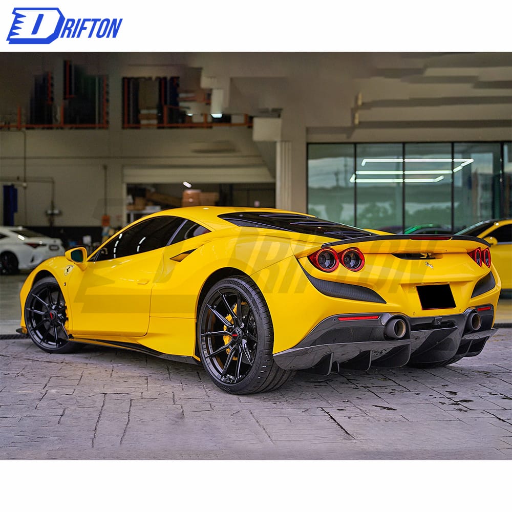 Novitec Style Dry Carbon Fiber Rear Diffuser For Ferrari F8 2020-2022