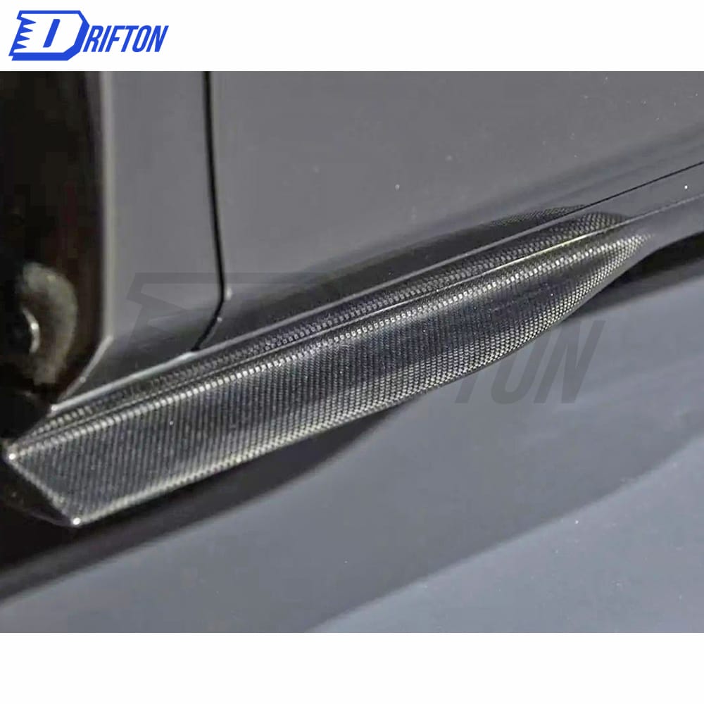 OEM Style Dry Carbon Fiber Side Skirts For Ferrari F8 2020-2022