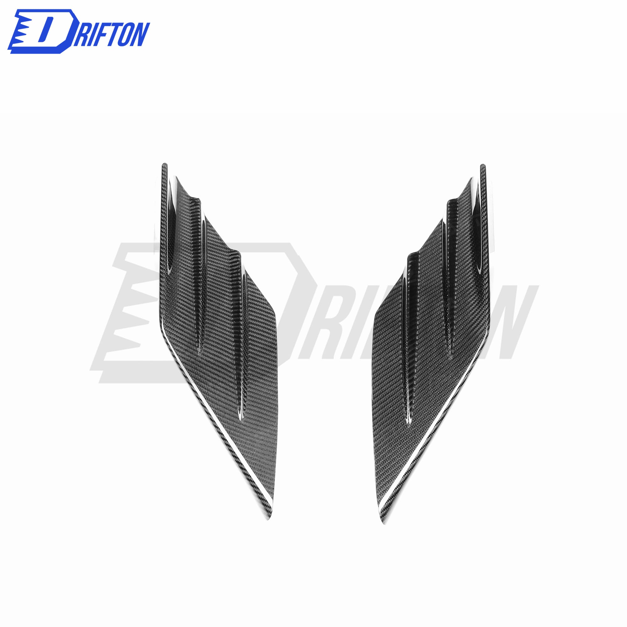 PT Style Dry Carbon Fiber Rear Air Inlet Trim For Ferrari F8 2020-2022