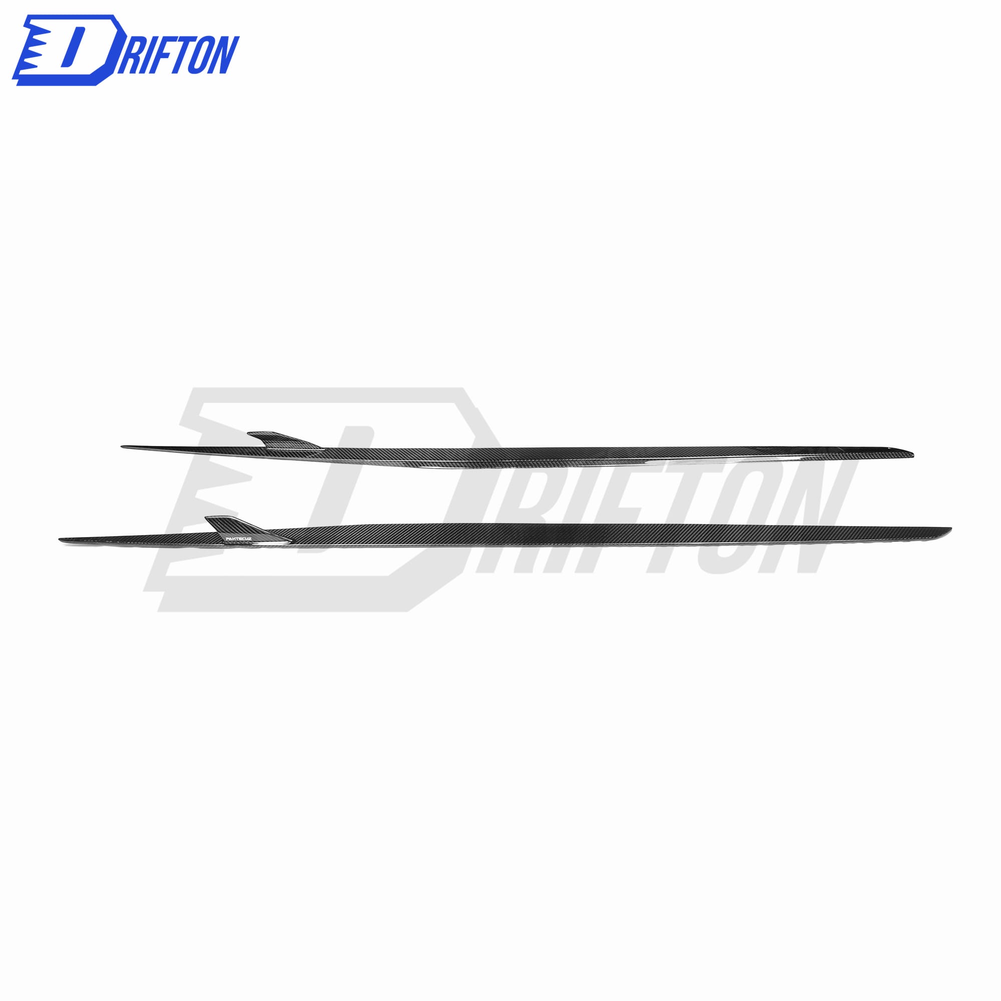 PT Style Dry Carbon Fiber Side Skirt For Ferrari F8 2020-2022