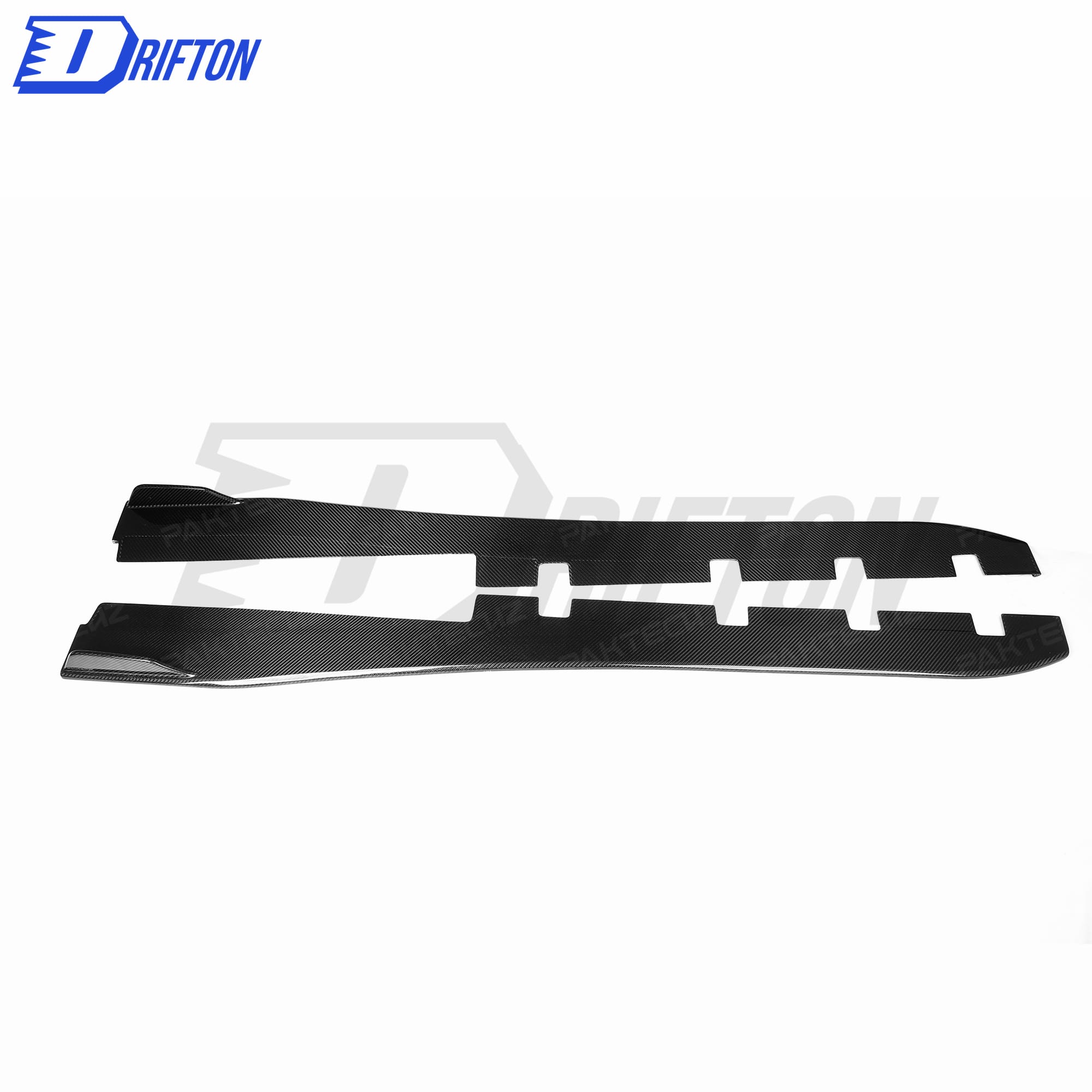 PT Style Dry Carbon Fiber Side Skirt For Ferrari F8 2020-2022