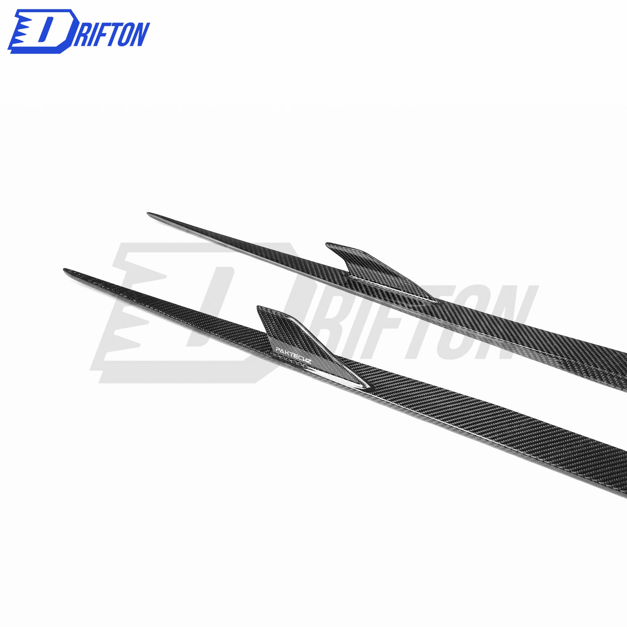 PT Style Dry Carbon Fiber Side Skirt For Ferrari F8 2020-2022