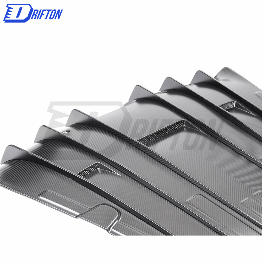 GT3 Style Dry Carbon Fiber Rear Diffuser For Porsche 911 992 Carrera S 2019-2023