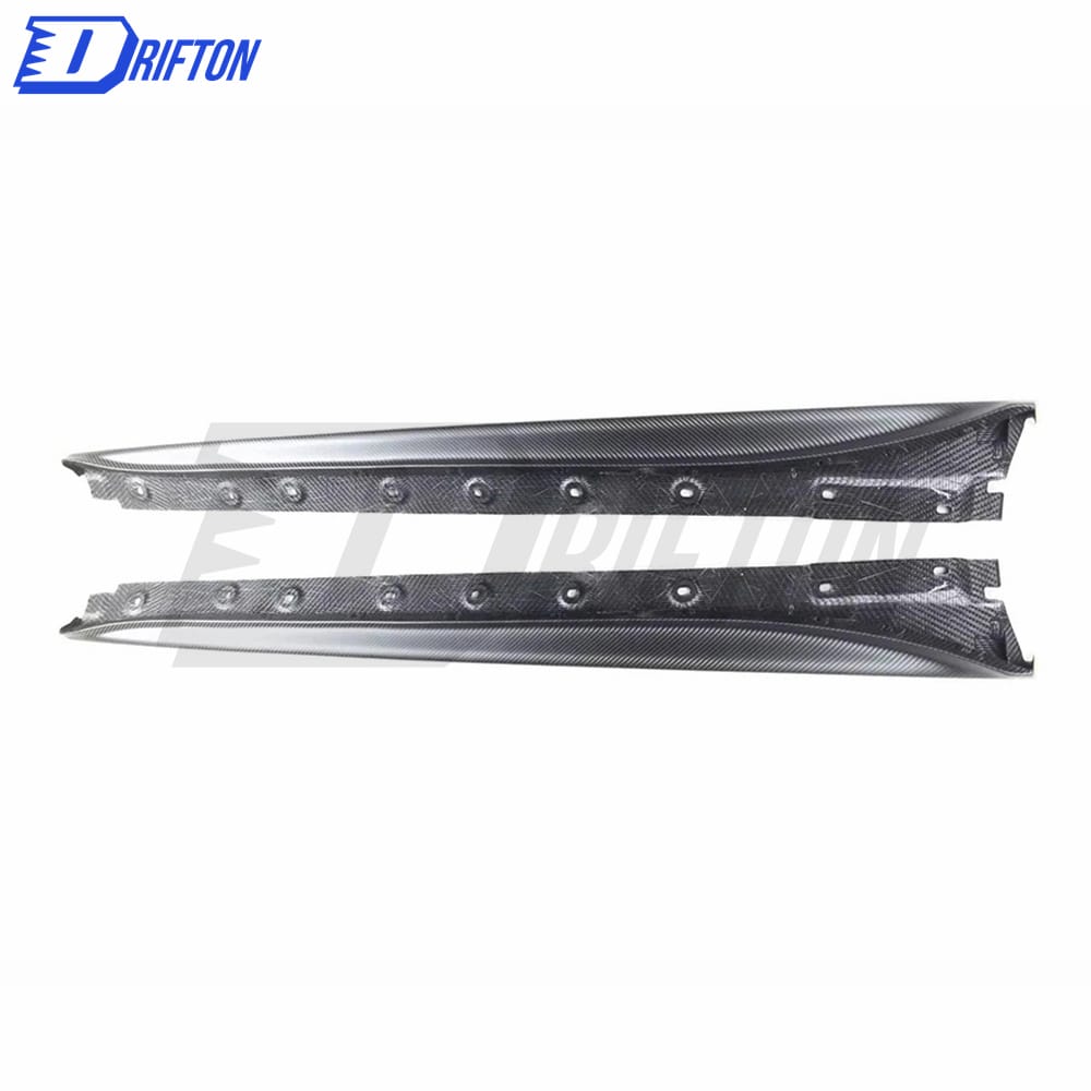 GT3 Style Dry Carbon Fiber Side Skirt For Porsche 911 992 Carrera S 2019-2023