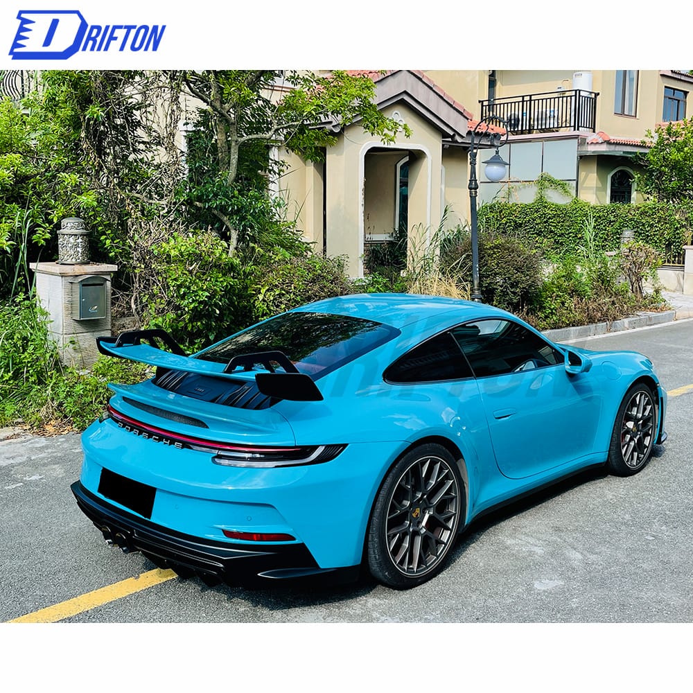 GT3 Style Dry Carbon Fiber With Full Primer Front Bumper For Porsche 911 992 Carrera S 2019-2023