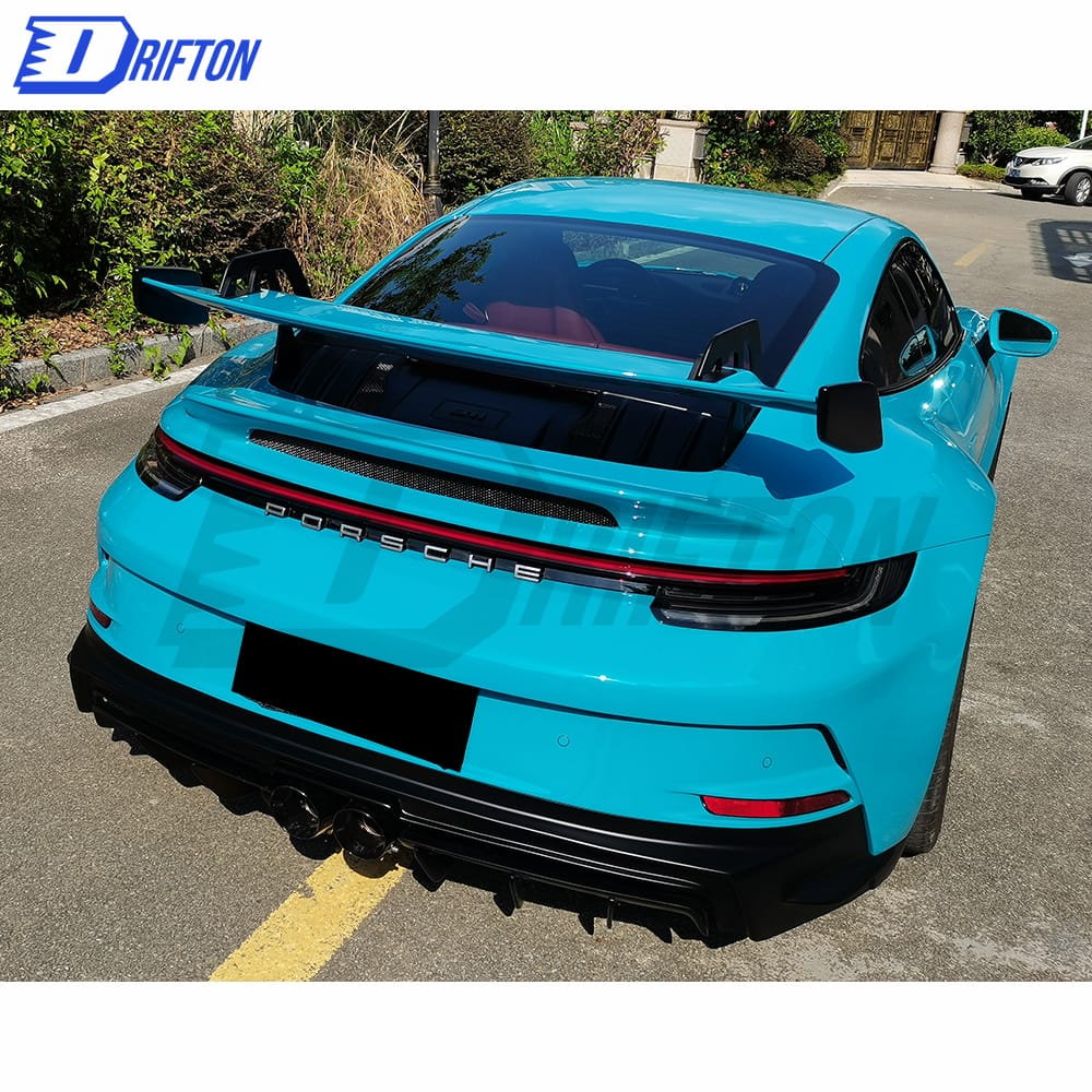 GT3 Style Dry Carbon Fiber With Full Primer Front Bumper For Porsche 911 992 Carrera S 2019-2023