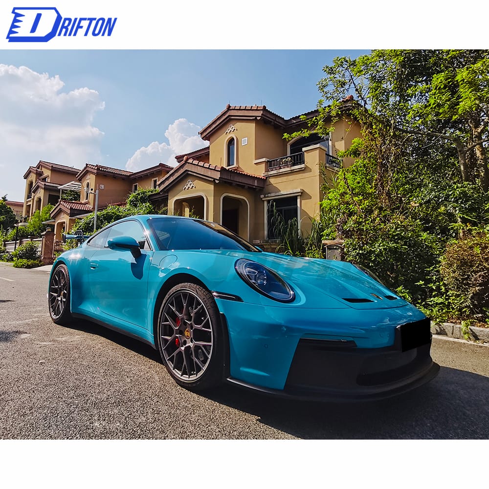 GT3 Style Dry Carbon Fiber With Full Primer Front Bumper For Porsche 911 992 Carrera S 2019-2023