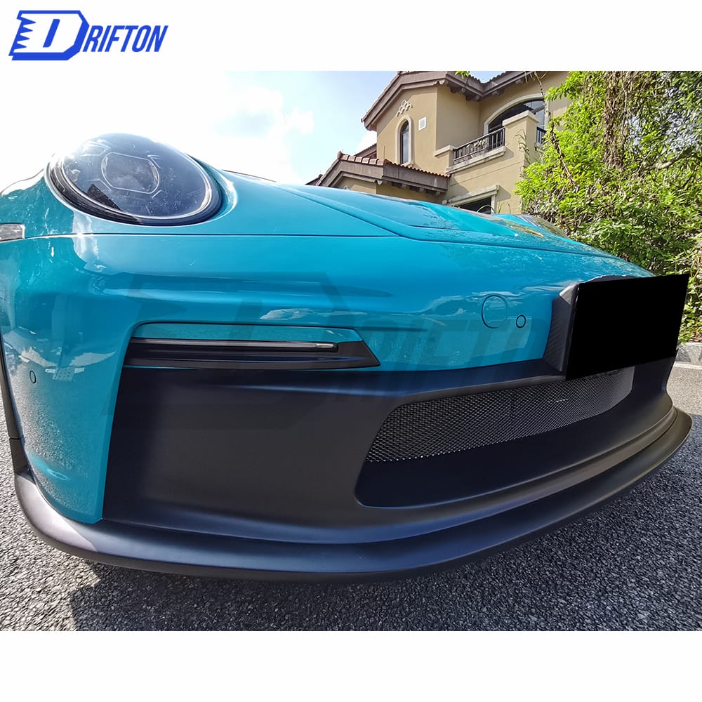 GT3 Style Dry Carbon Fiber With Full Primer Front Bumper For Porsche 911 992 Carrera S 2019-2023