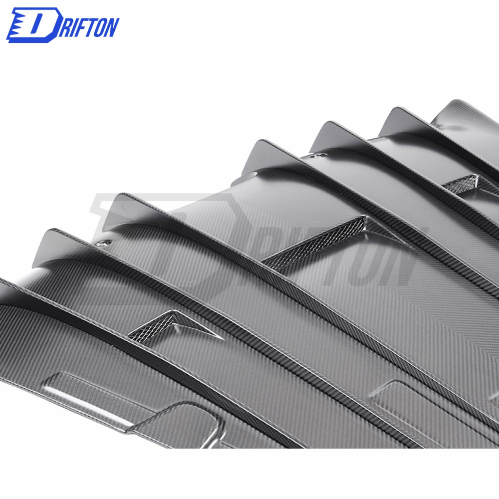 GT3 Style Dry Carbon Fiber With Portion Primer For Porsche 911 992 Carrera S 2019-2023