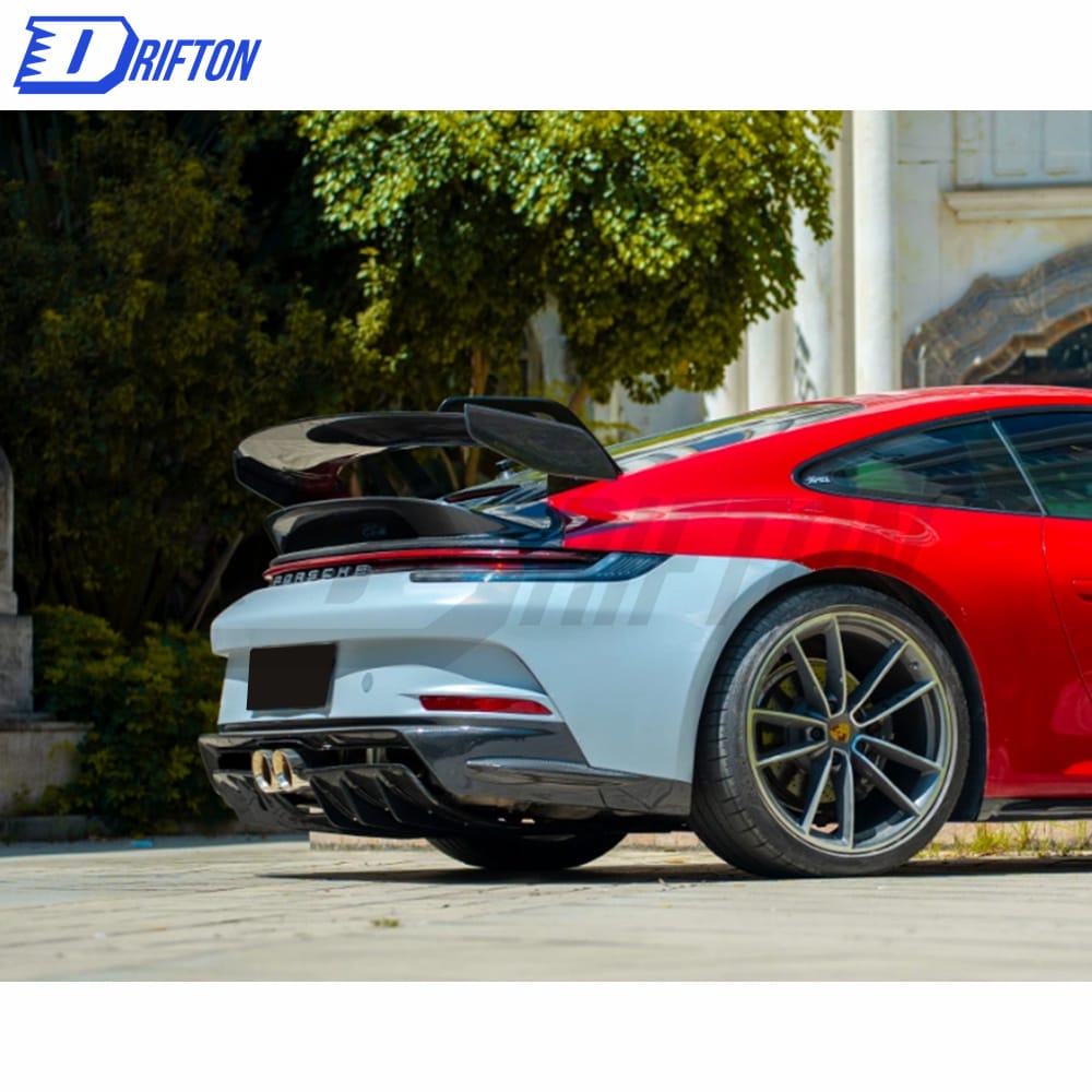 GT3 Style Dry Carbon Fiber With Portion Primer For Porsche 911 992 Carrera S 2019-2023