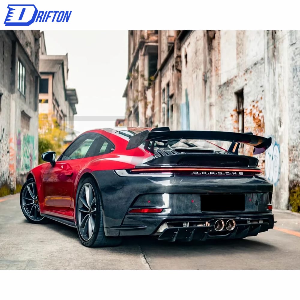 GT3 Style Full Dry Carbon Fiber Front Bumper For Porsche 911 992 Carrera S 2019-2023