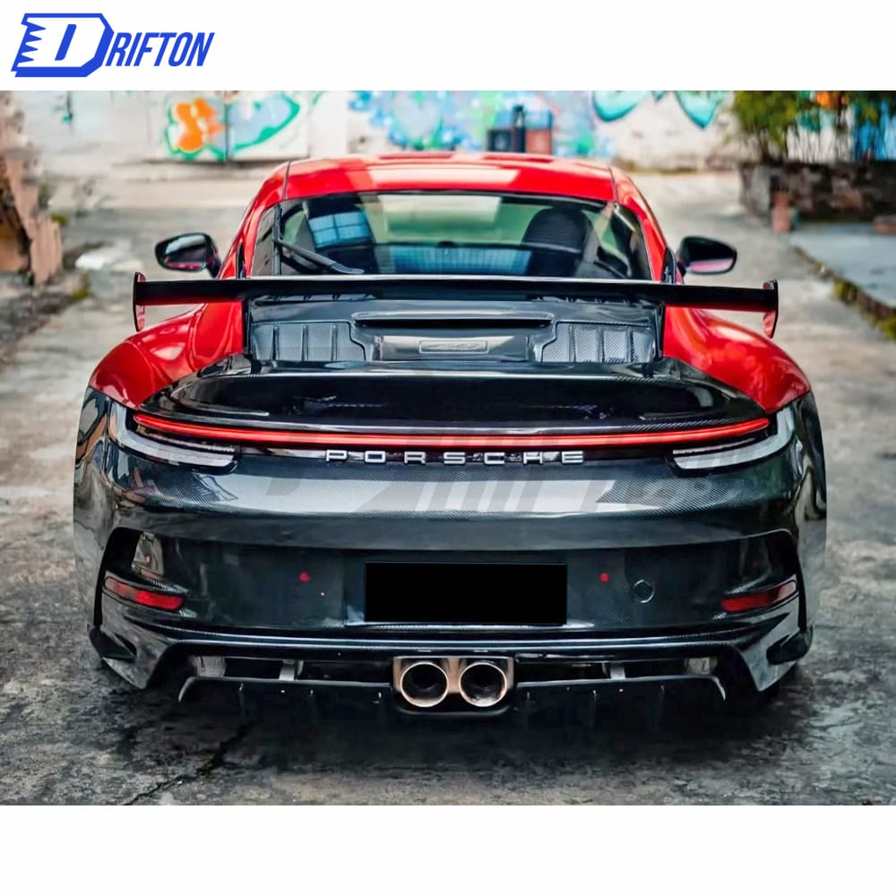 GT3 Style Full Dry Carbon Fiber Front Bumper For Porsche 911 992 Carrera S 2019-2023
