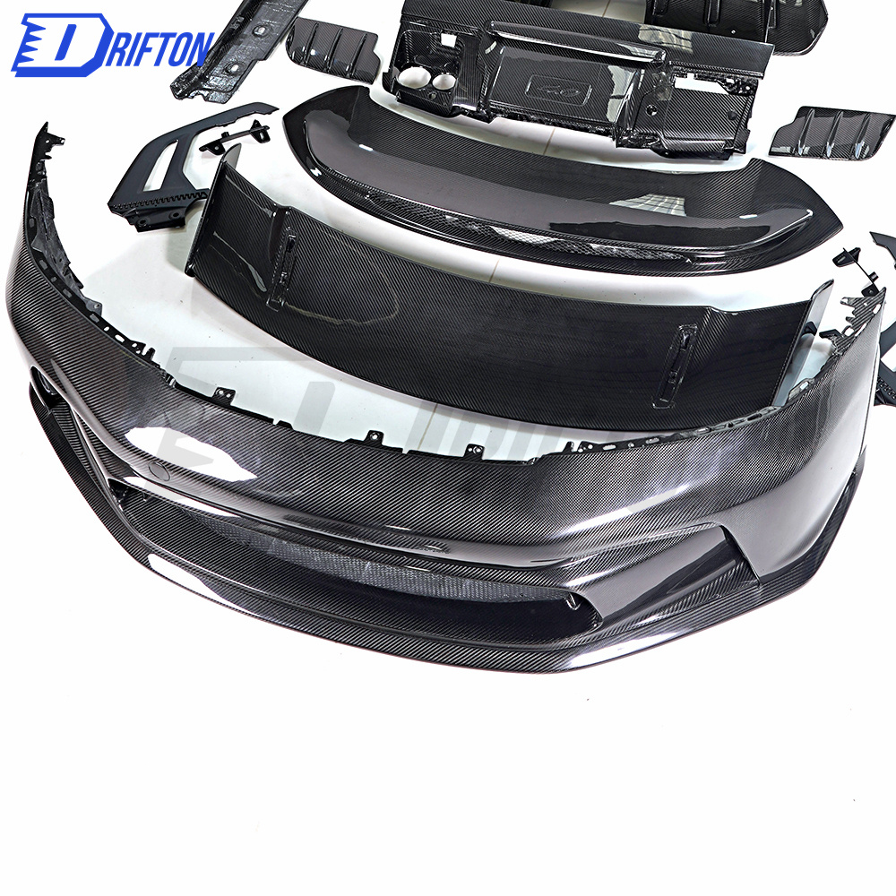 GT3 Style Full Dry Carbon Fiber Front Bumper For Porsche 911 992 Carrera S 2019-2023