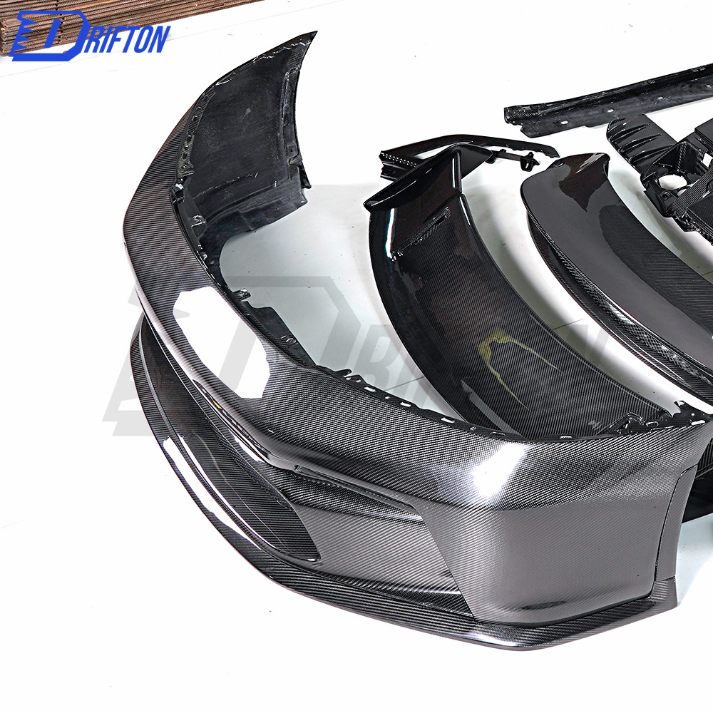 GT3 Style Full Dry Carbon Fiber Front Bumper For Porsche 911 992 Carrera S 2019-2023