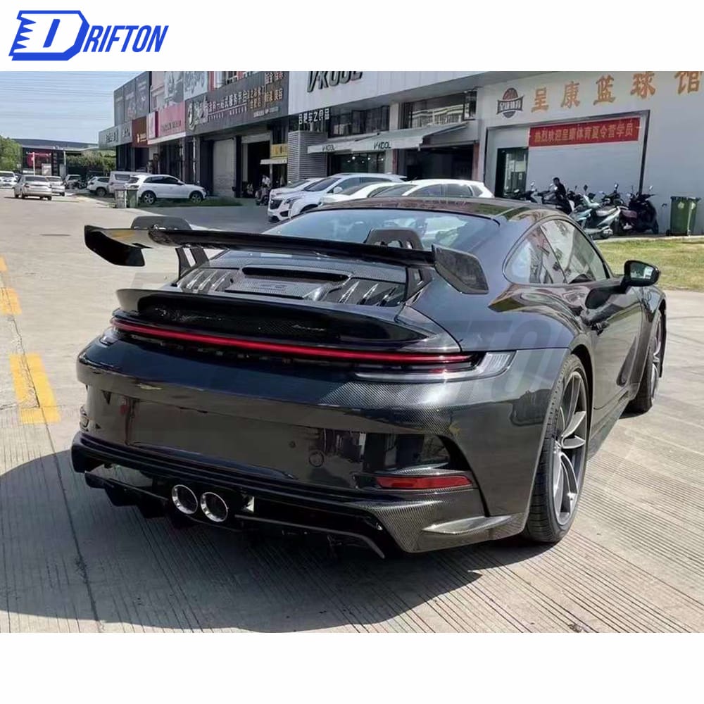 GT3 Style Full Dry Carbon Fiber Front Bumper For Porsche 911 992 Carrera S 2019-2023