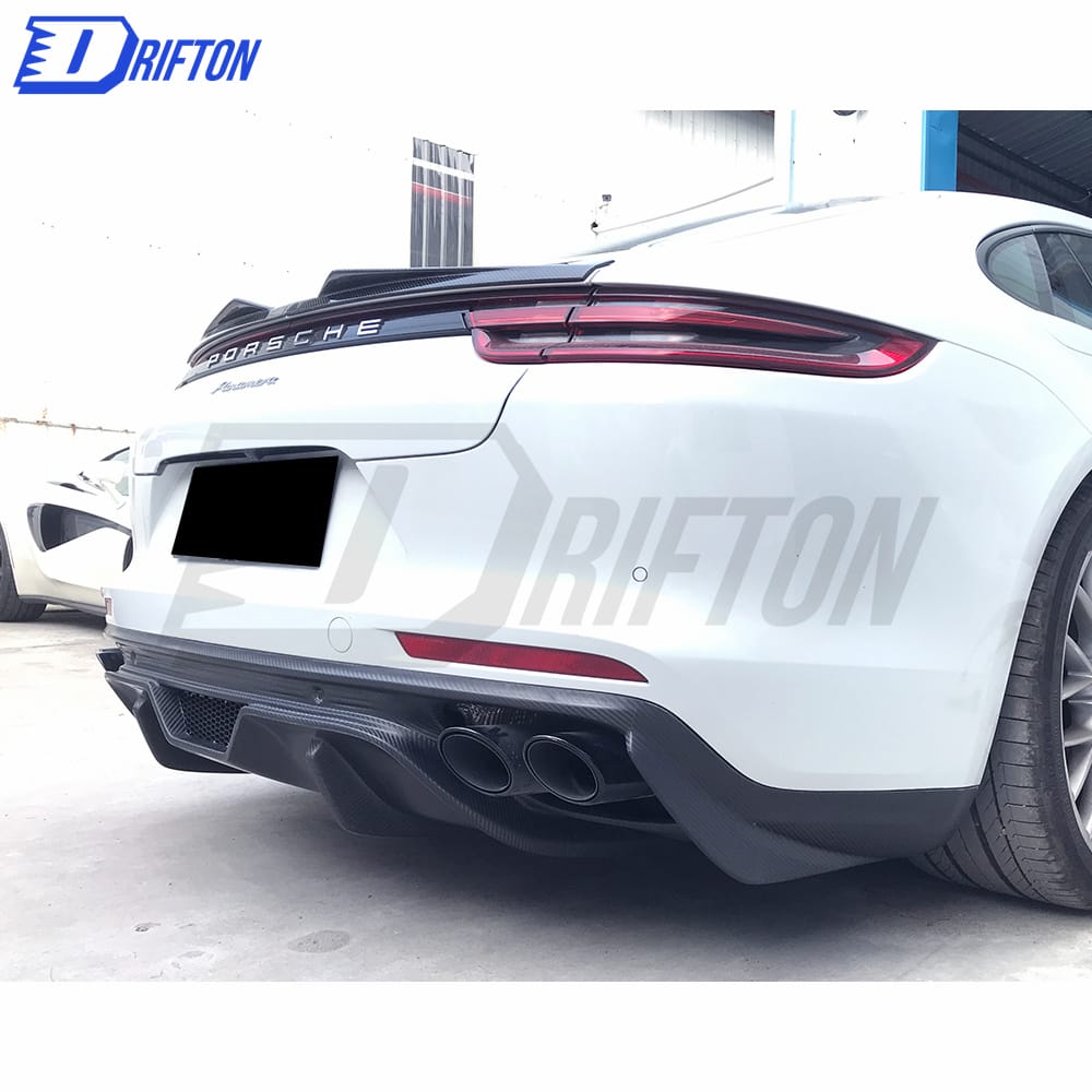 Mansory Style Dry Carbon Fiber Rear Trunk Spoiler For Porsche Panamera 971 2017-2018