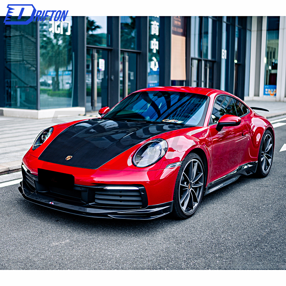 OEM Style Dry Carbon Fiber Hood For Porsche 911 992 Carrera S 2019-2023