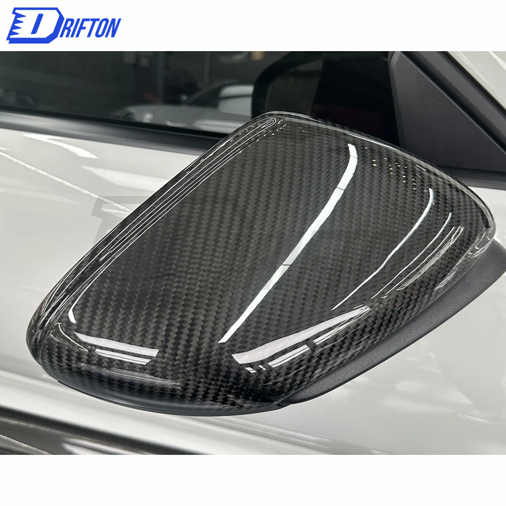 OEM Style Dry Carbon Fiber Mirror Cover For Porsche 911 992 Carrera S 2019-2023
