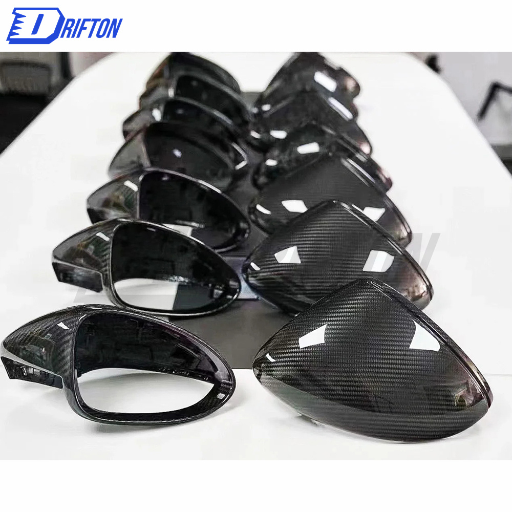 OEM Style Dry Carbon Fiber Mirror Cover For Porsche 911 992 Carrera S 2019-2023