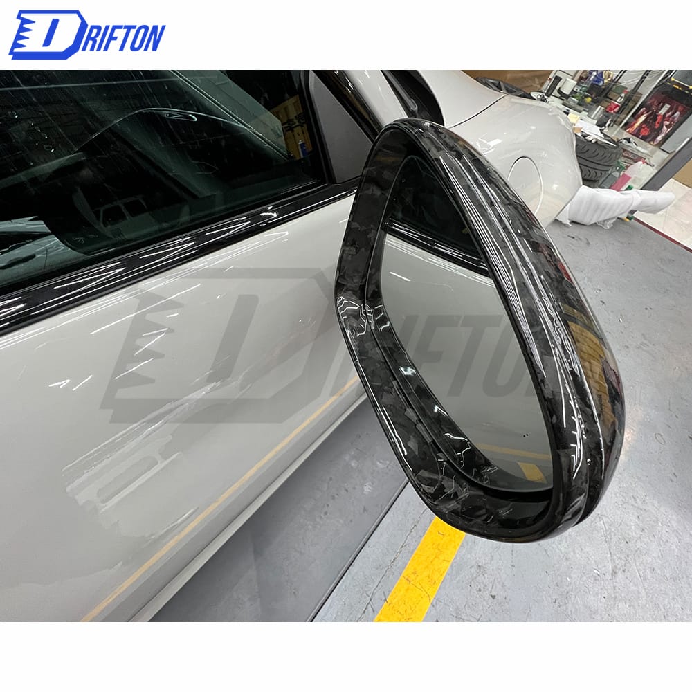 OEM Style Forged Dry Carbon Fiber Mirror Cover For Porsche 911 992 Carrera S 2019-2023