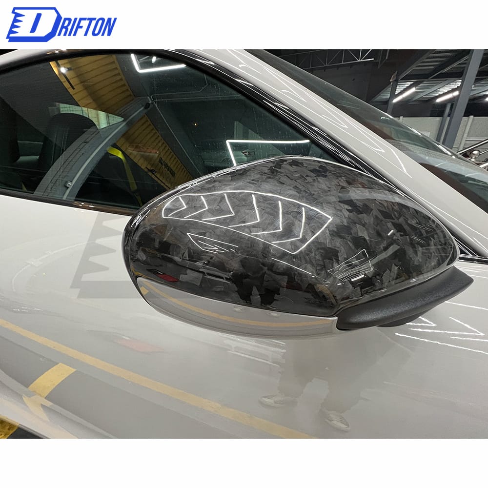 OEM Style Forged Dry Carbon Fiber Mirror Cover For Porsche 911 992 Carrera S 2019-2023