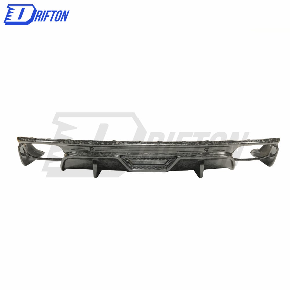 OKING Style Dry Carbon Fiber Rear Diffuser For Porsche Panamera 971 2017-2018