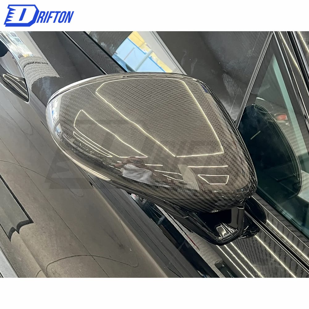 Paktechz Style Dry Carbon Fiber Mirror Cover For Porsche Panamera 971 2017-2018