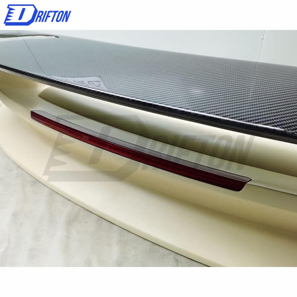 Sport Design Style Dry Carbon Fiber Rear Spoiler With Primer Base For Porsche 911 992 Carrera S 2019-2023