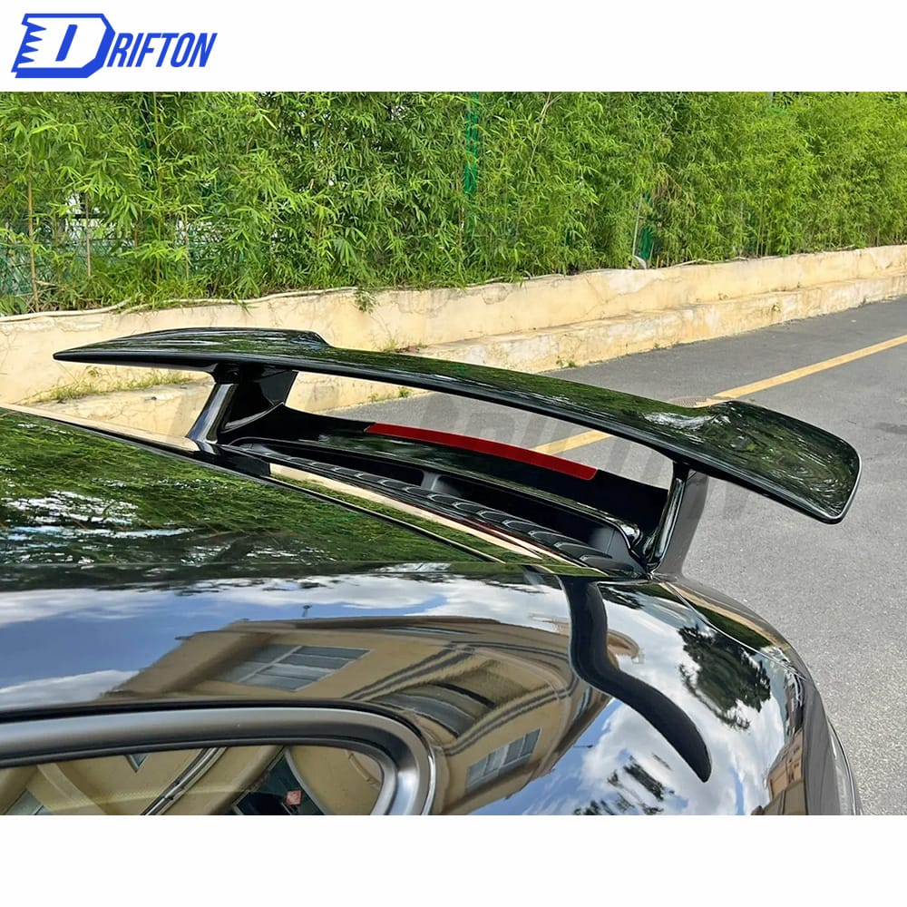Sport Design Style Dry Carbon Fiber With Full Primer Rear Spoiler For Porsche 911 992 Carrera S 2019-2023