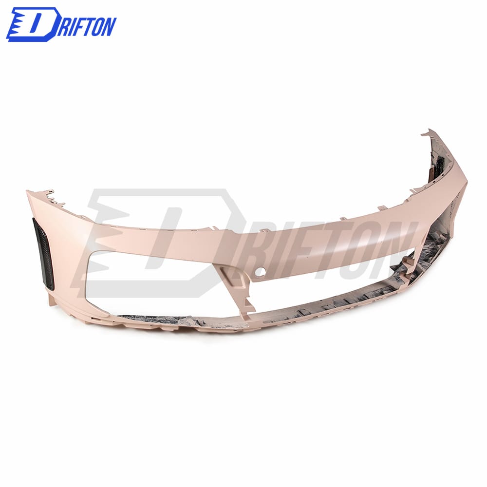 TechArt Style Primed Dry Carbon Fiber Front Bumper For Porsche 911 992 Turbo S Carrera 2019-2023