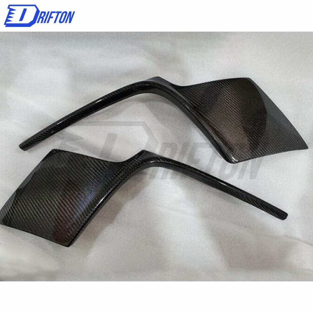 Techart Style Dry Carbon Fiber Rear Bumper Vent Cover Trim For Porsche 911 992 Carrera S 2019-2023