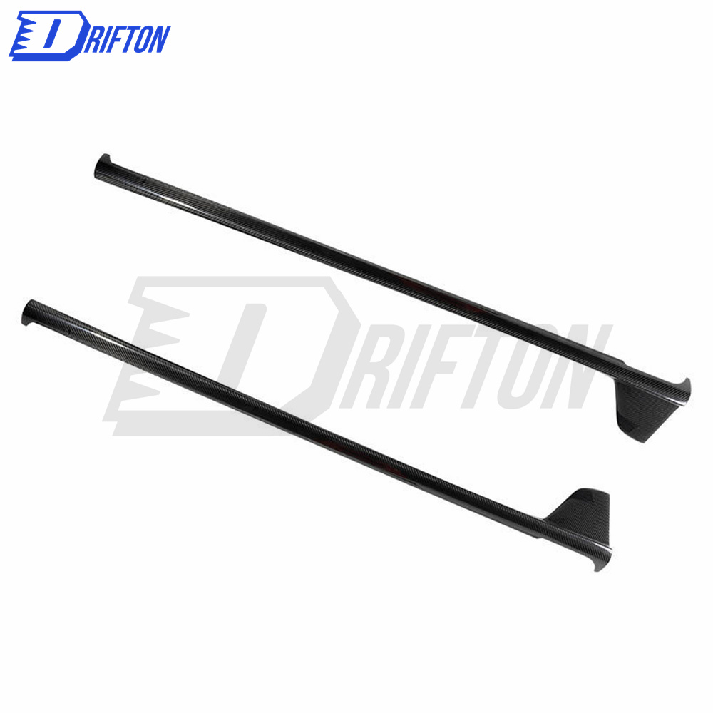 Techart Style Dry Carbon Fiber Side Skirt For Porsche 911 992 Carrera S 2019-2023